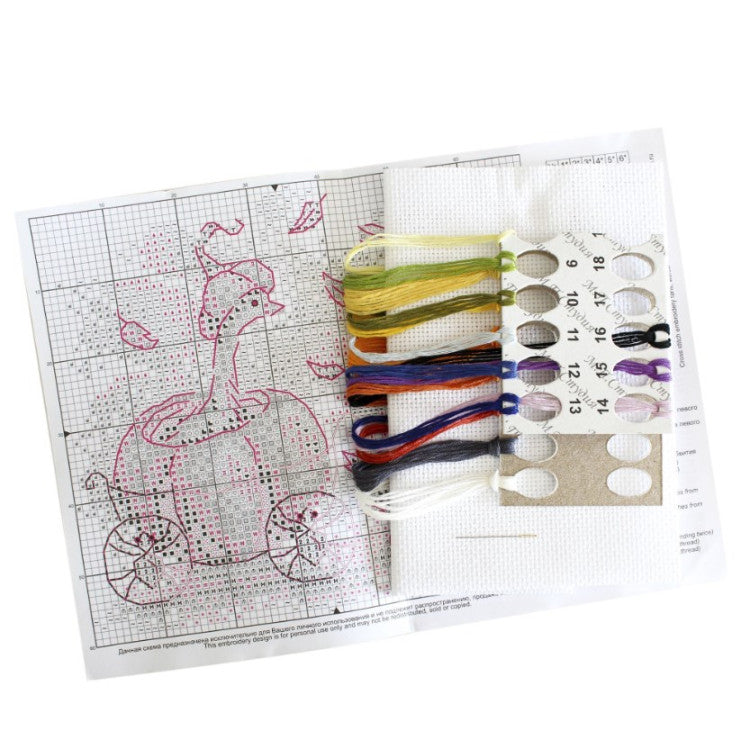 Cross stitch kit Festive wagon SM-737