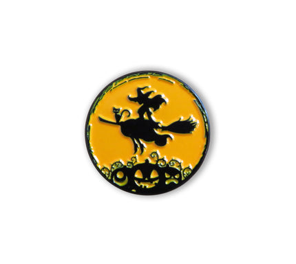 Letistitch Halloween ride Chart Holder & Needle Minder 14331