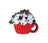 Letistitch Meowy Christmas Chart Holder & Needle Minder 14341