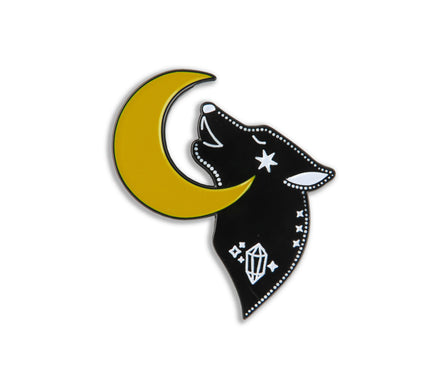 Letistitch Wolf & Moon Chart Holder & Needle Minder 14347