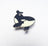 Orca whale needleminder on a background