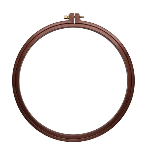 Nurge Wood Effect Plastic Embroidery Hoops – Round Display Hoops