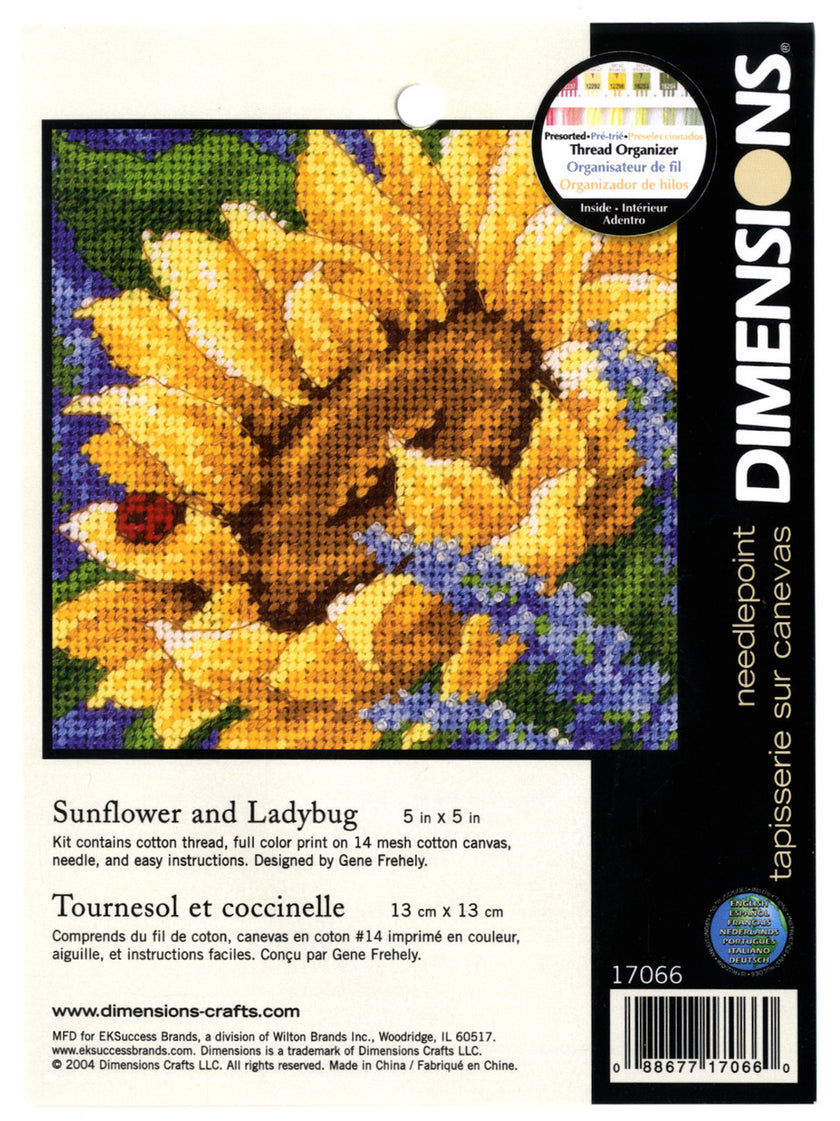 Sunflower and Ladybug D17066