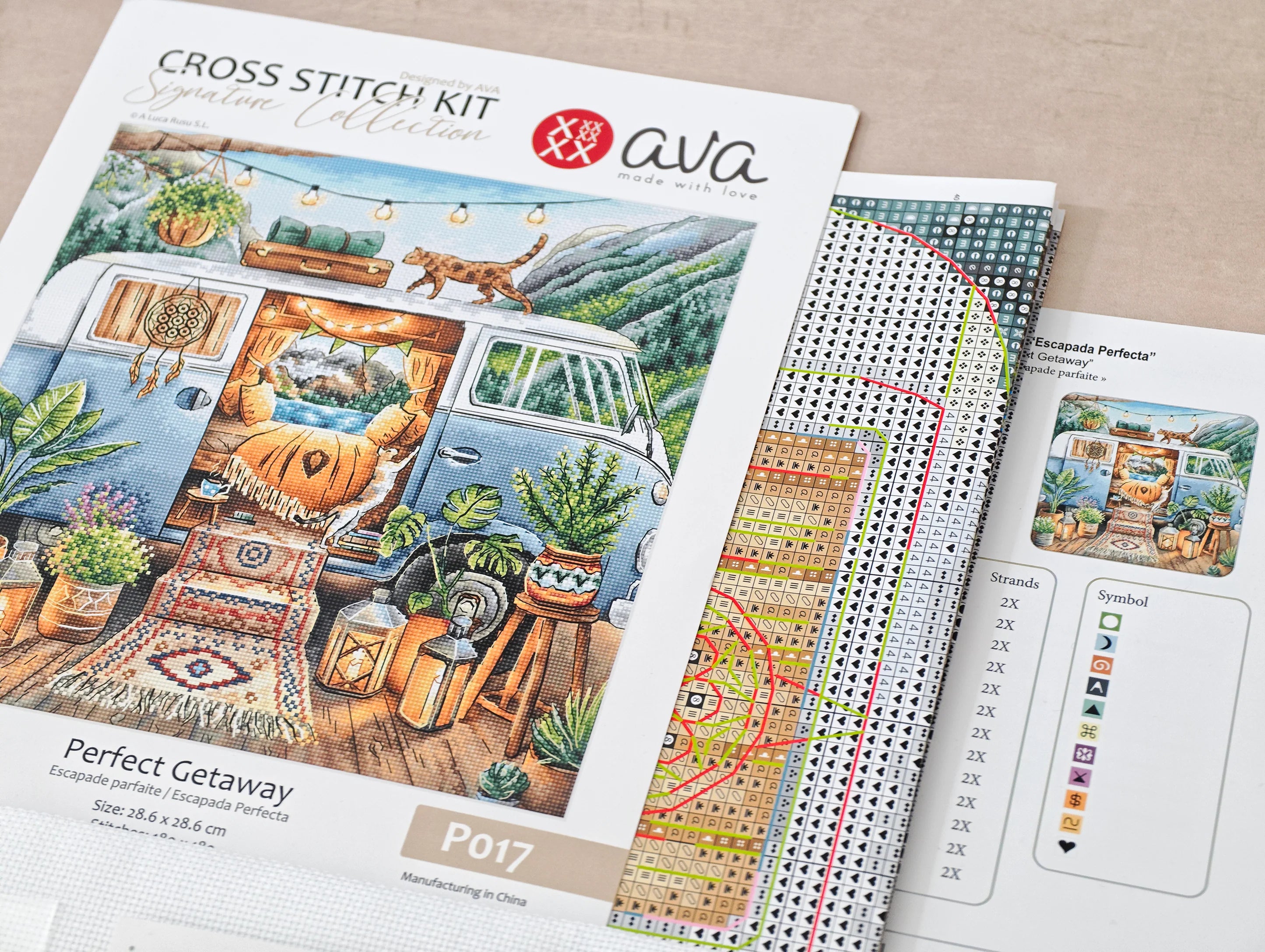 Home is Where We Park It - Cross-Stitch Kit - Signature Collection P017