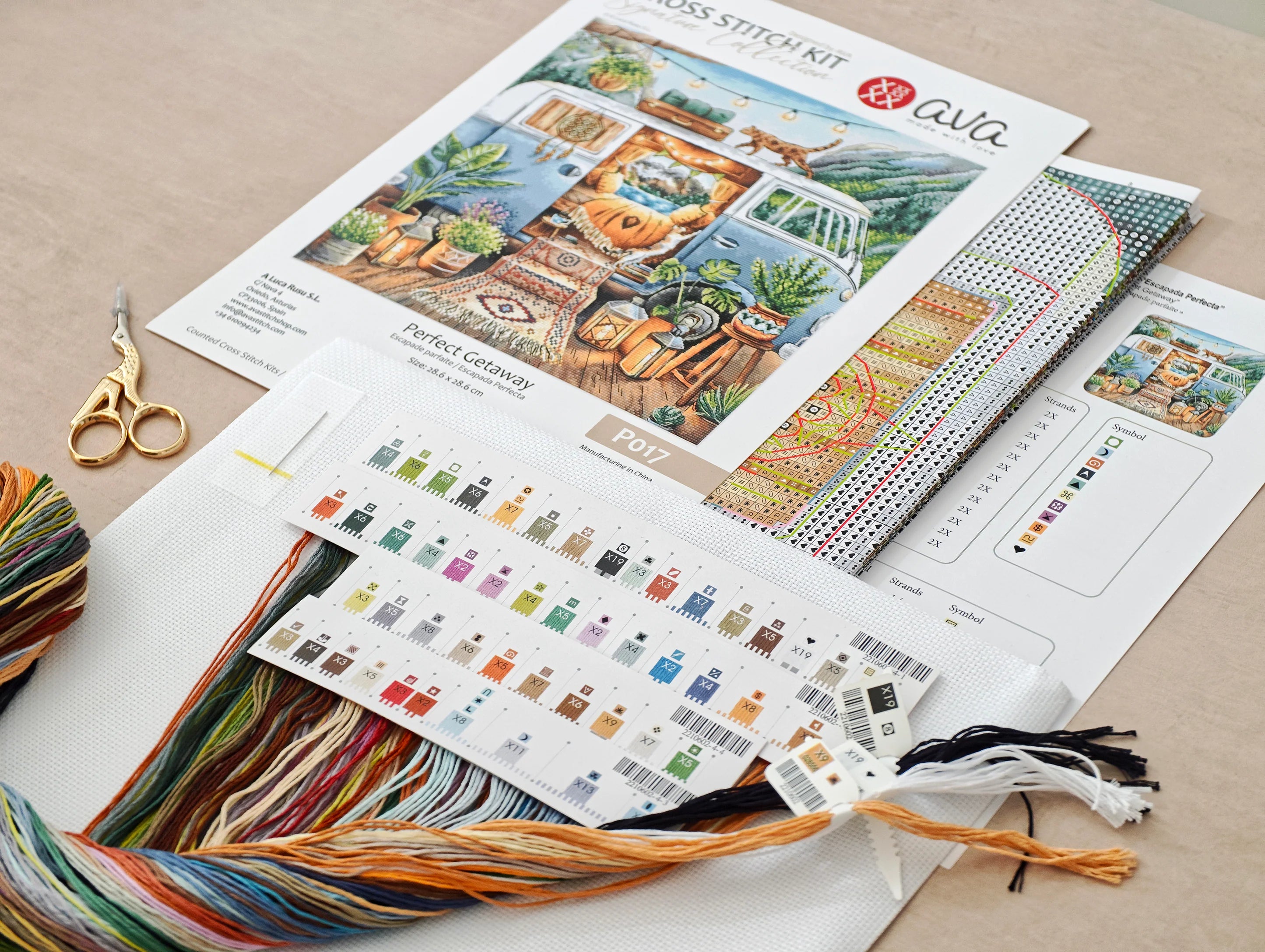 Home is Where We Park It - Cross-Stitch Kit - Signature Collection P017