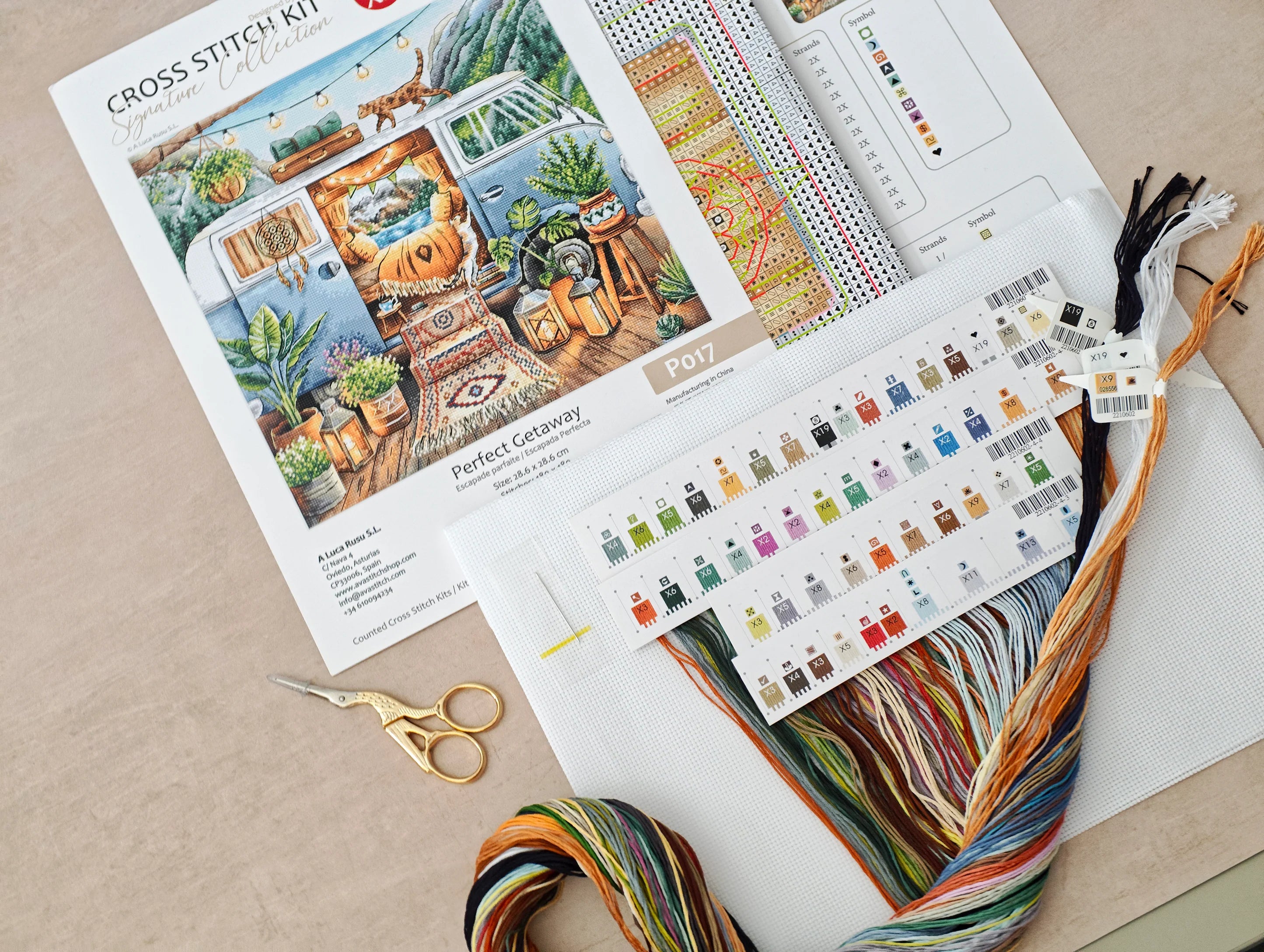 Home is Where We Park It - Cross-Stitch Kit - Signature Collection P017