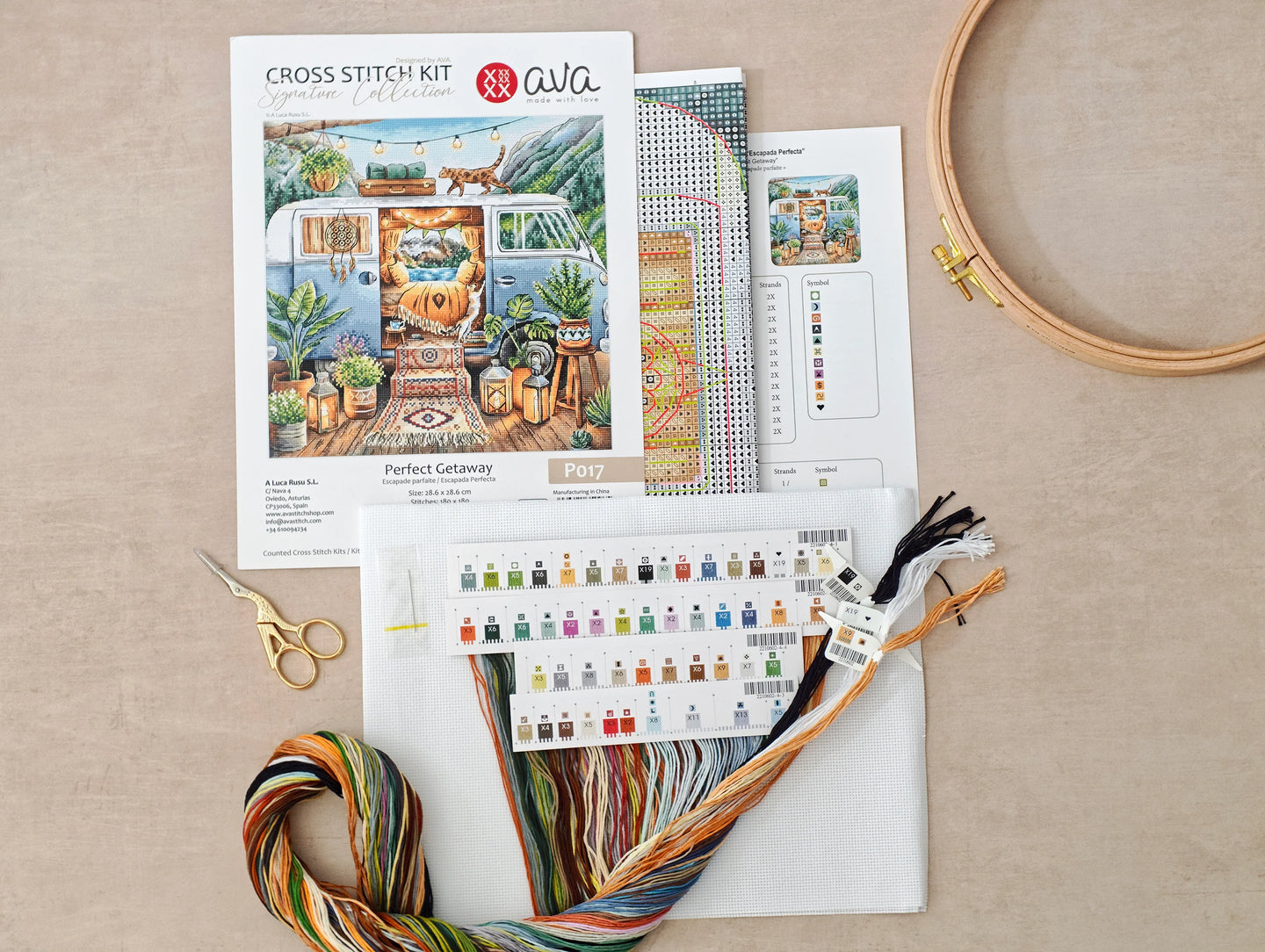 Home is Where We Park It - Cross-Stitch Kit - Signature Collection P017