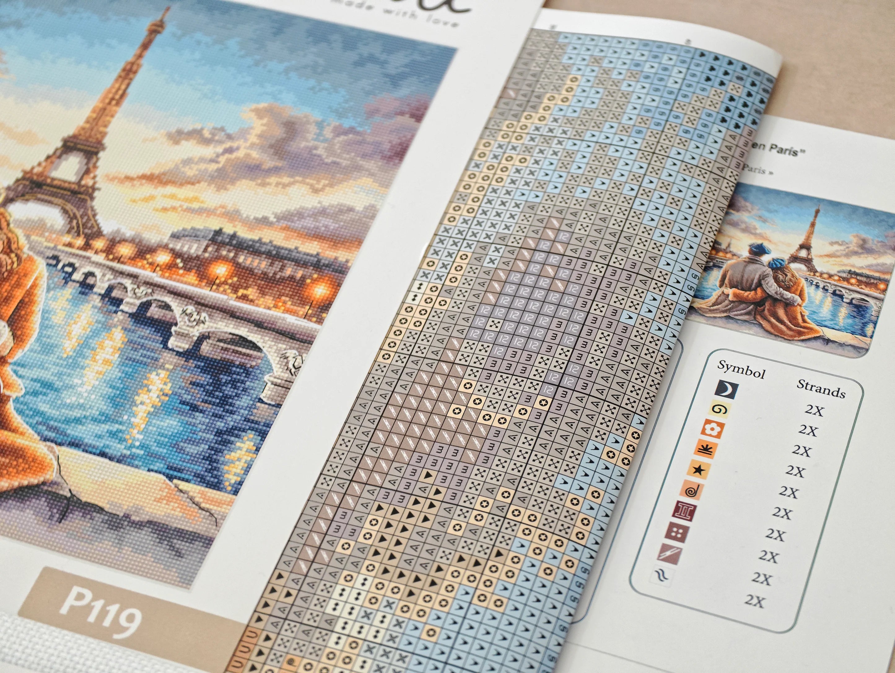 Sunset in Paris - Cross-Stitch Kit - Signature Collection P119