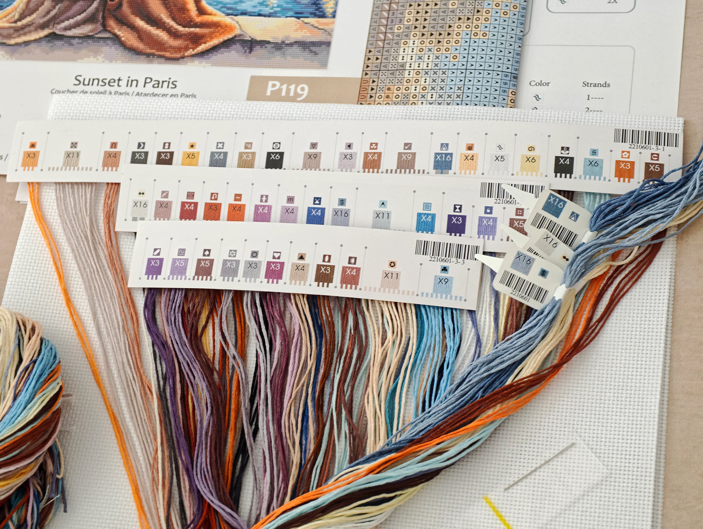 Sunset in Paris - Cross-Stitch Kit - Signature Collection P119