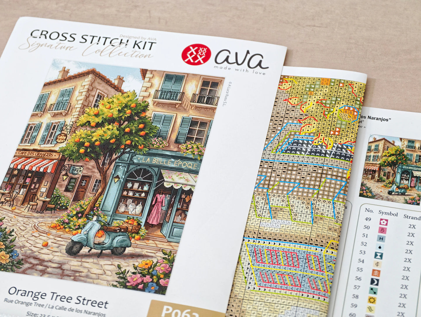 Orange Tree Street – Cross-Stitch Kit - Signature Collection P062