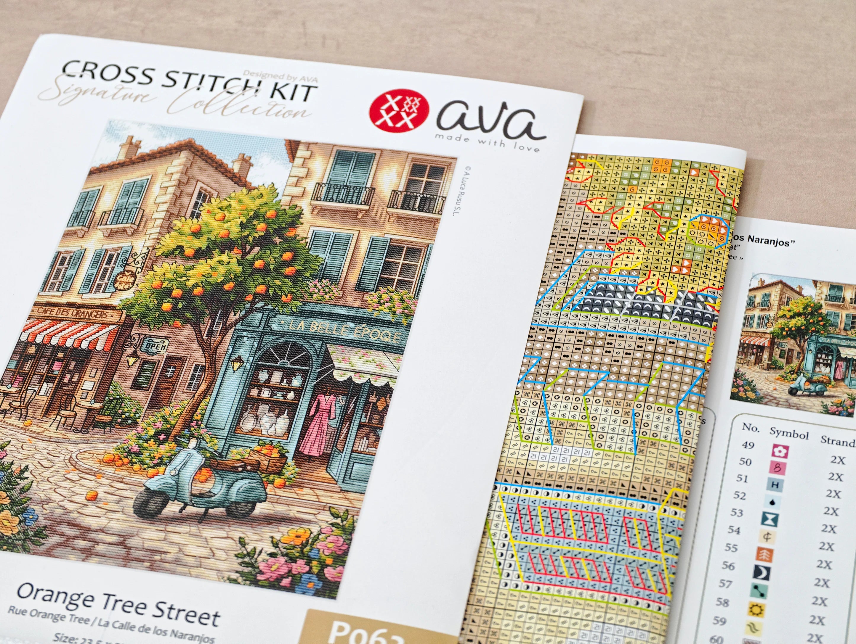 Orange Tree Street – Cross-Stitch Kit - Signature Collection P062