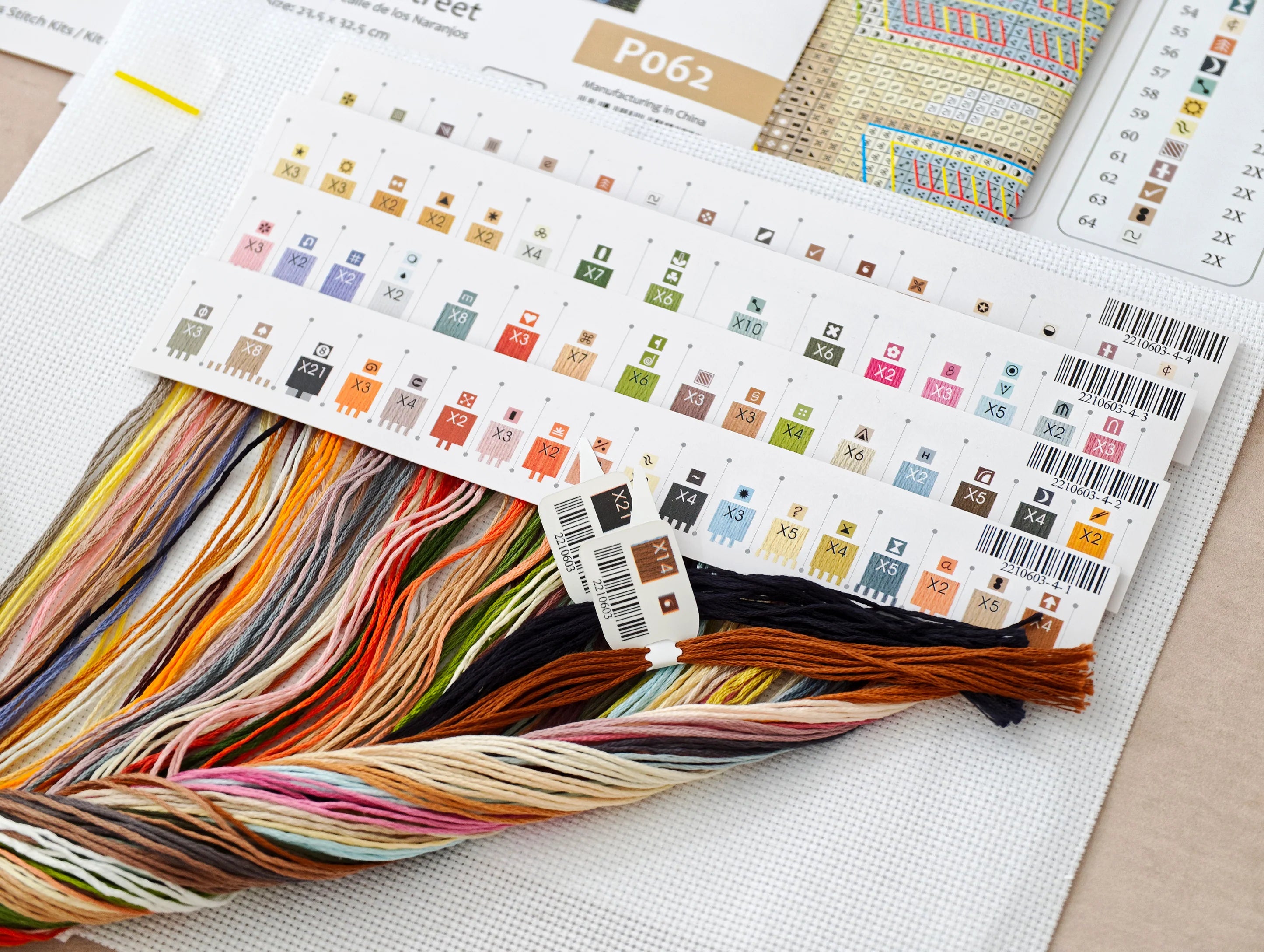 Orange Tree Street – Cross-Stitch Kit - Signature Collection P062