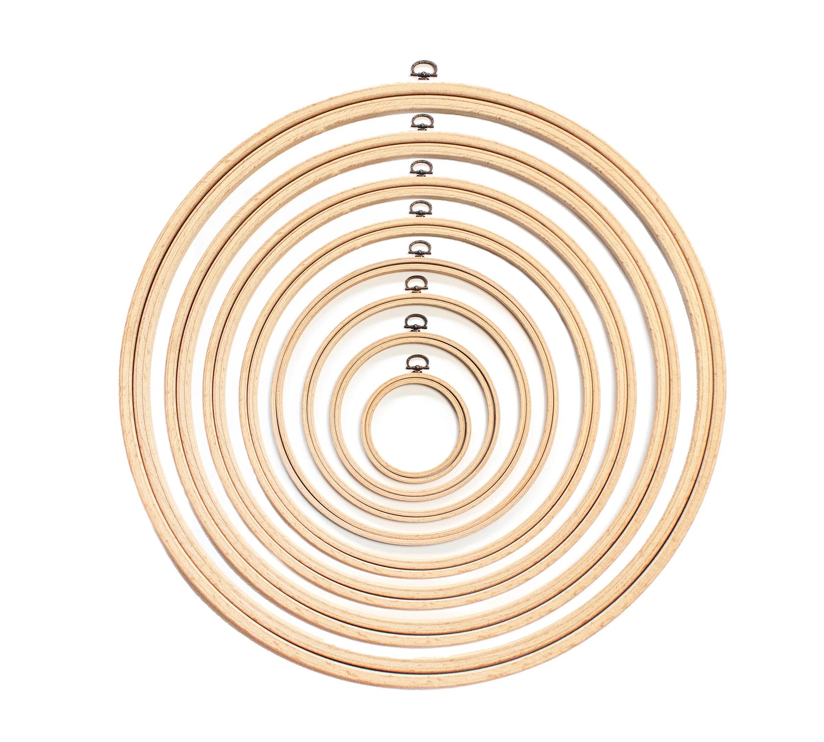 Nurge Hanging Display Embroidery Hoops – Round Frames