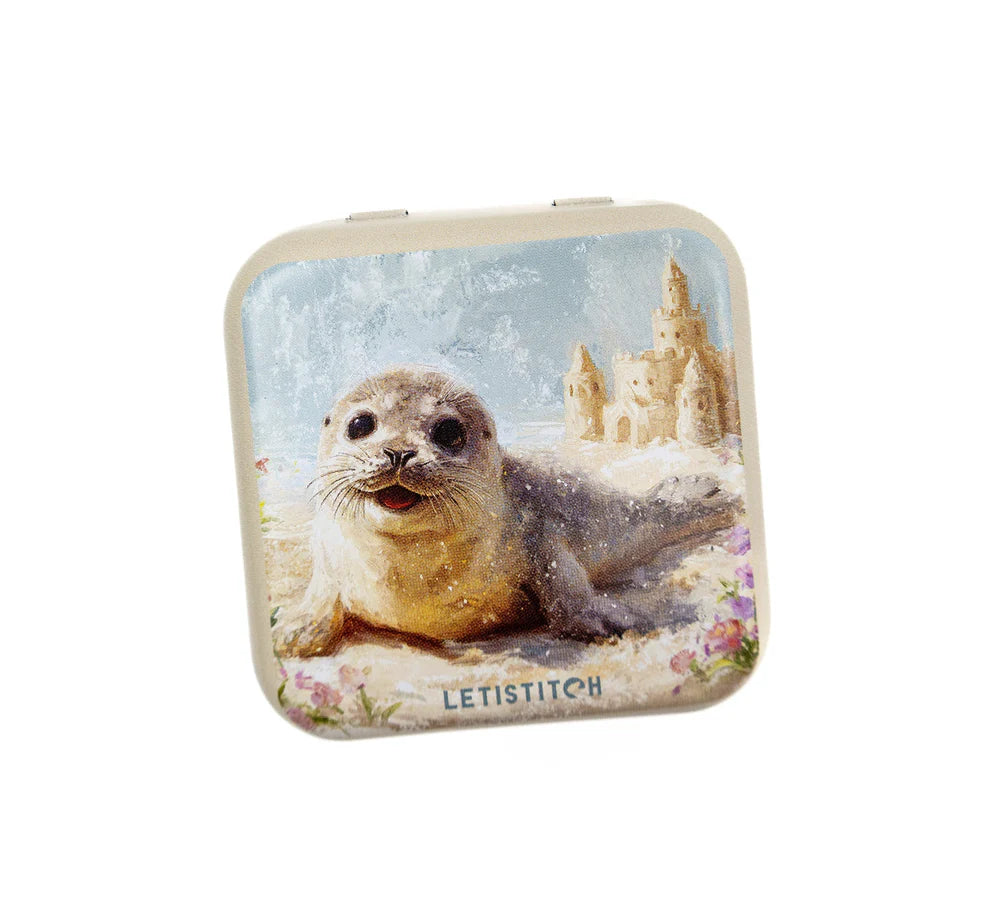 "Beach Day Bliss" SKU 25641-Tin Box for Needles
