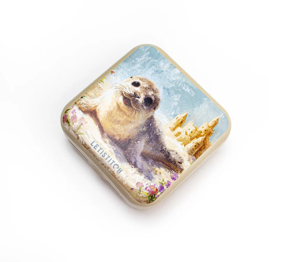 "Beach Day Bliss" SKU 25641-Tin Box for Needles