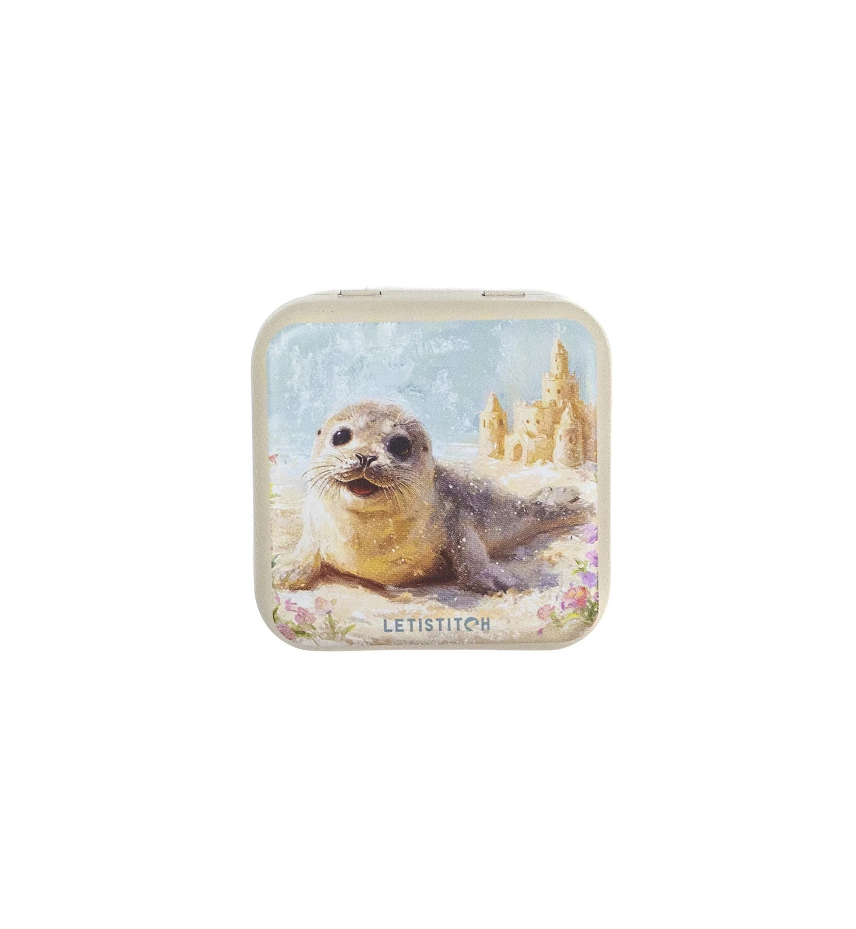 "Beach Day Bliss" SKU 25641-Tin Box for Needles