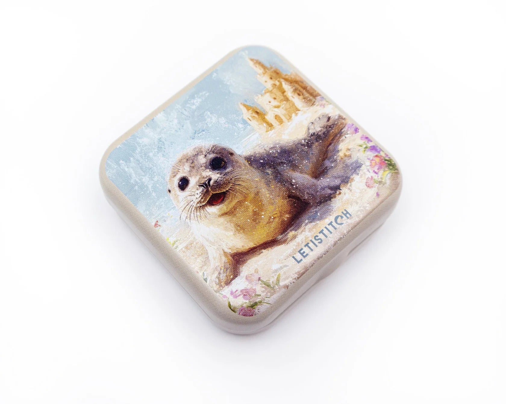 "Beach Day Bliss" SKU 25641-Tin Box for Needles