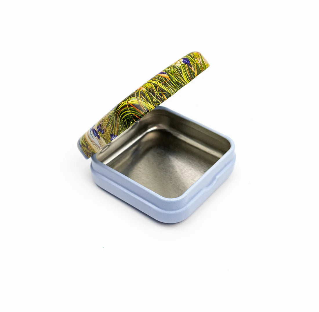 "Blue Harmony" SKU 25647-Tin Box for Needles