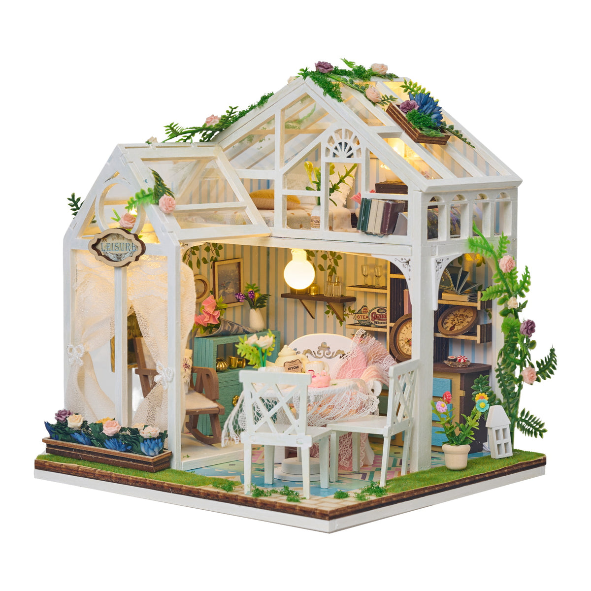 DIY Wooden Greenhouse – Miniature House Kit