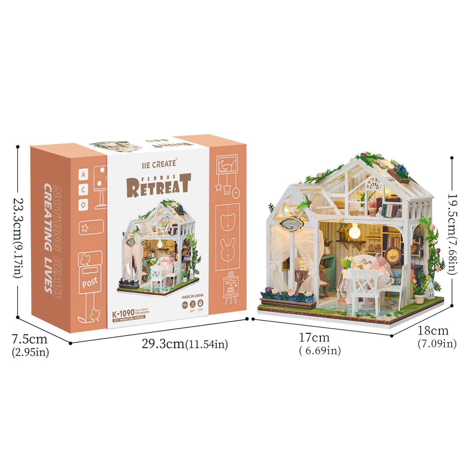 DIY Wooden Greenhouse – Miniature House Kit