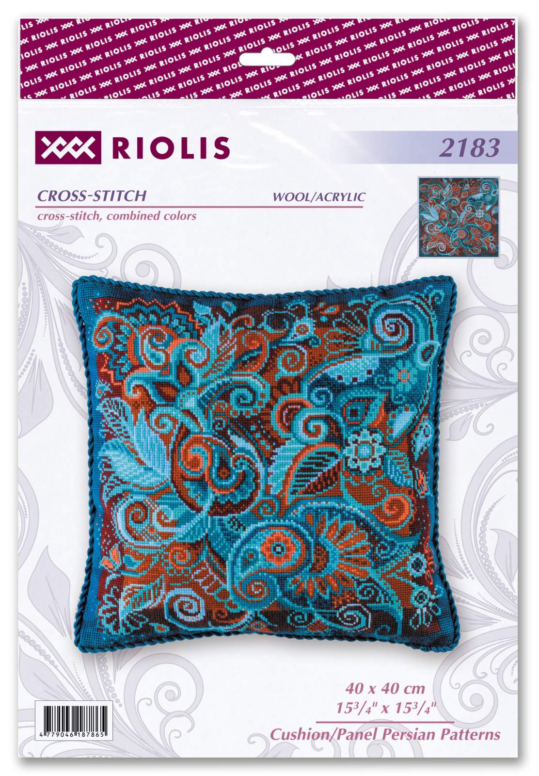 Cushion kit "Panel Persian Patterns" 40x40 cm SR2183