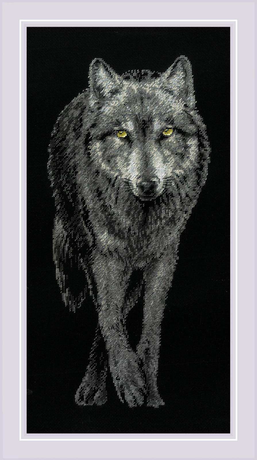 Cross stitch kit "Alfa" 25x50 cm SR2187