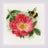Cross stitch kit "Furry Bumblebee"15x15 cm SR2210