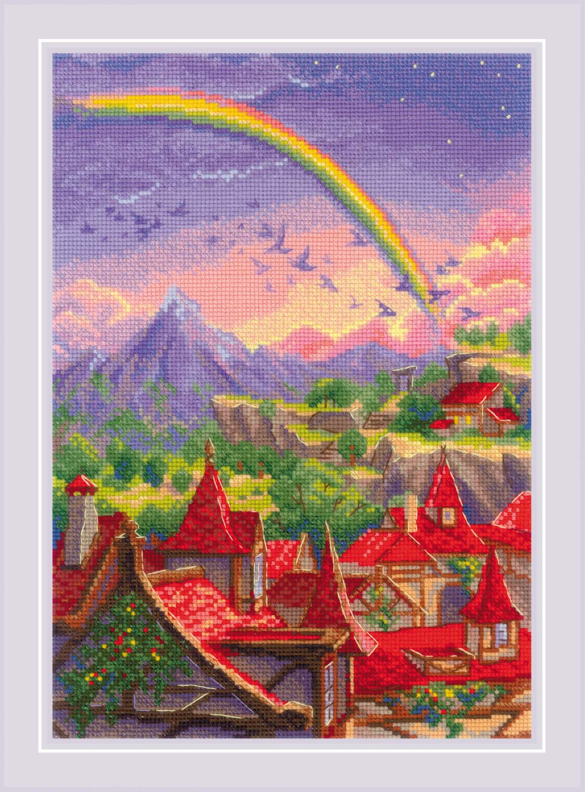 Counted cross stitch kit "West Wind" 21x30 cm SR2177