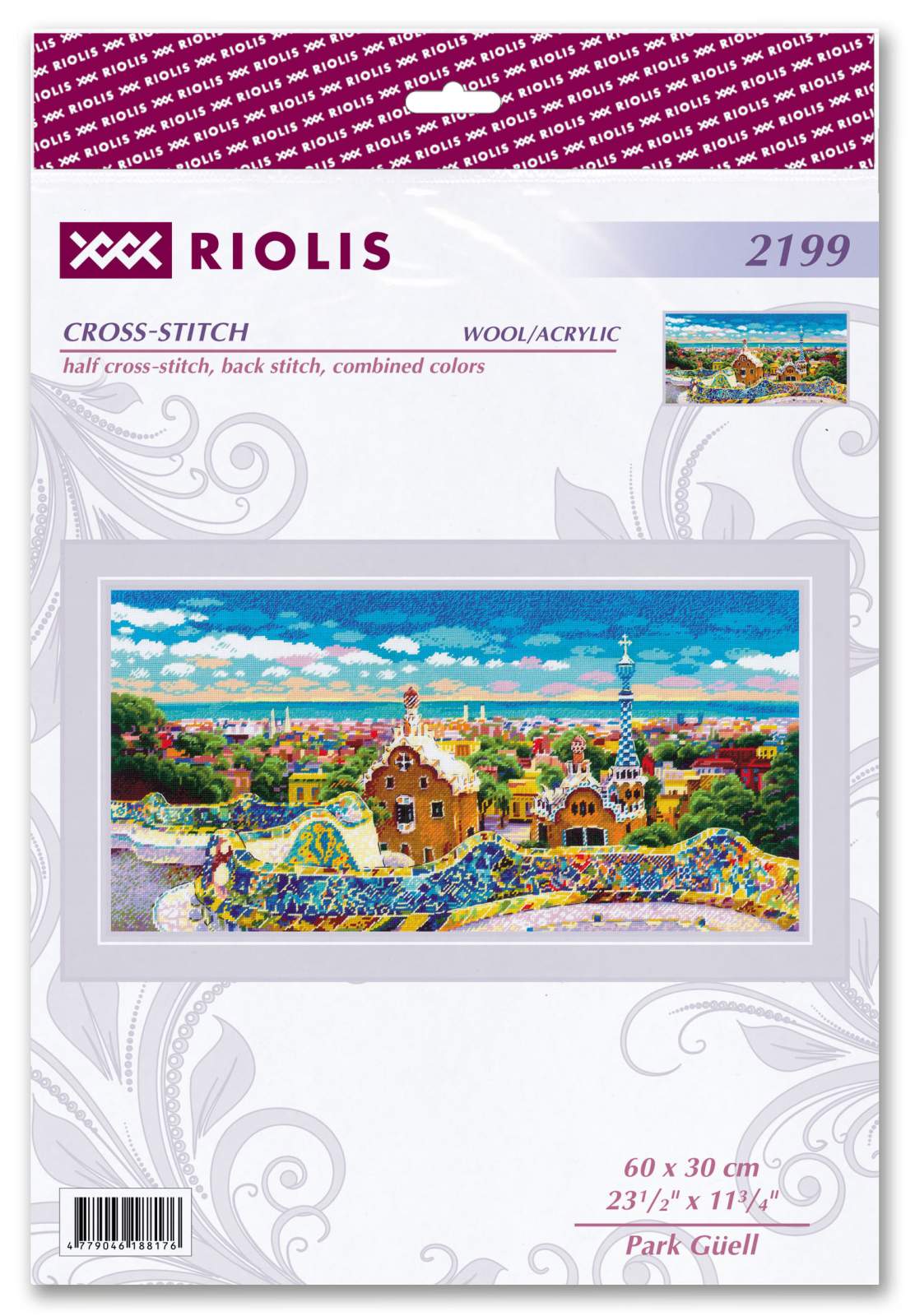 Cross stitch kit "Park Güell" 60x30 SR2199