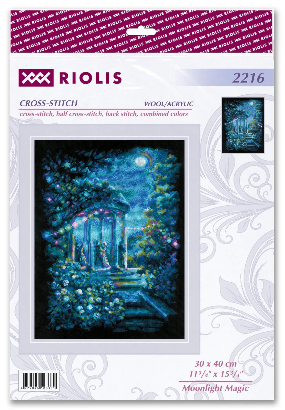 Cross stitch kit "Moonlight Magic" 30x40 cm SR2216