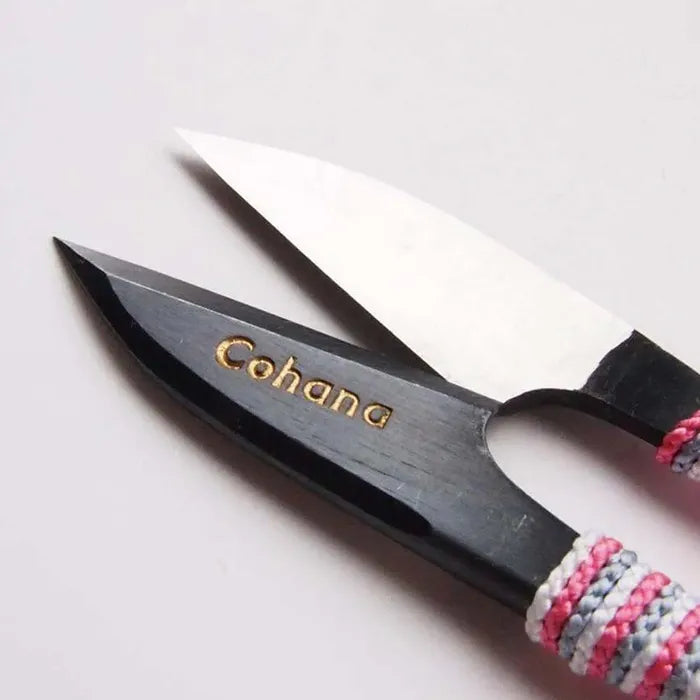 Cohana Shozaburo thread snips with braid green - 1pc