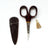 Cohana Scissors with gold lacquer 10.5cm brown - 1pc