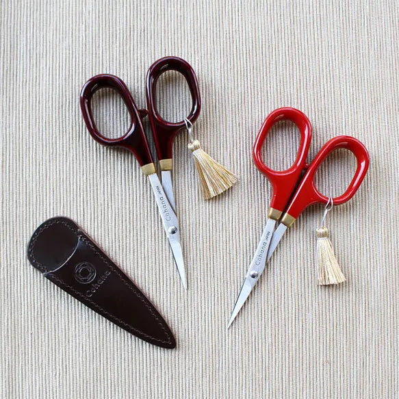 Cohana Scissors with gold lacquer 10.5cm brown - 1pc