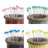 Cohana Glass Head Pins in Wooden Box 0.50x35mm Pink - 30pcs