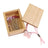 Cohana Glass Head Pins in Wooden Box 0.50x35mm Pink - 30pcs