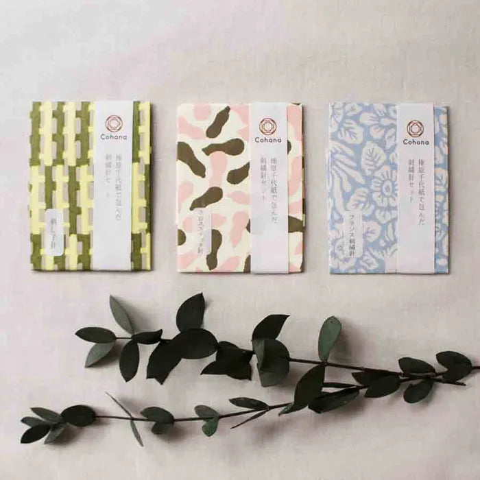 Cohana Haibara Chiyogami Cross Stitch Needle Set - 5pcs
