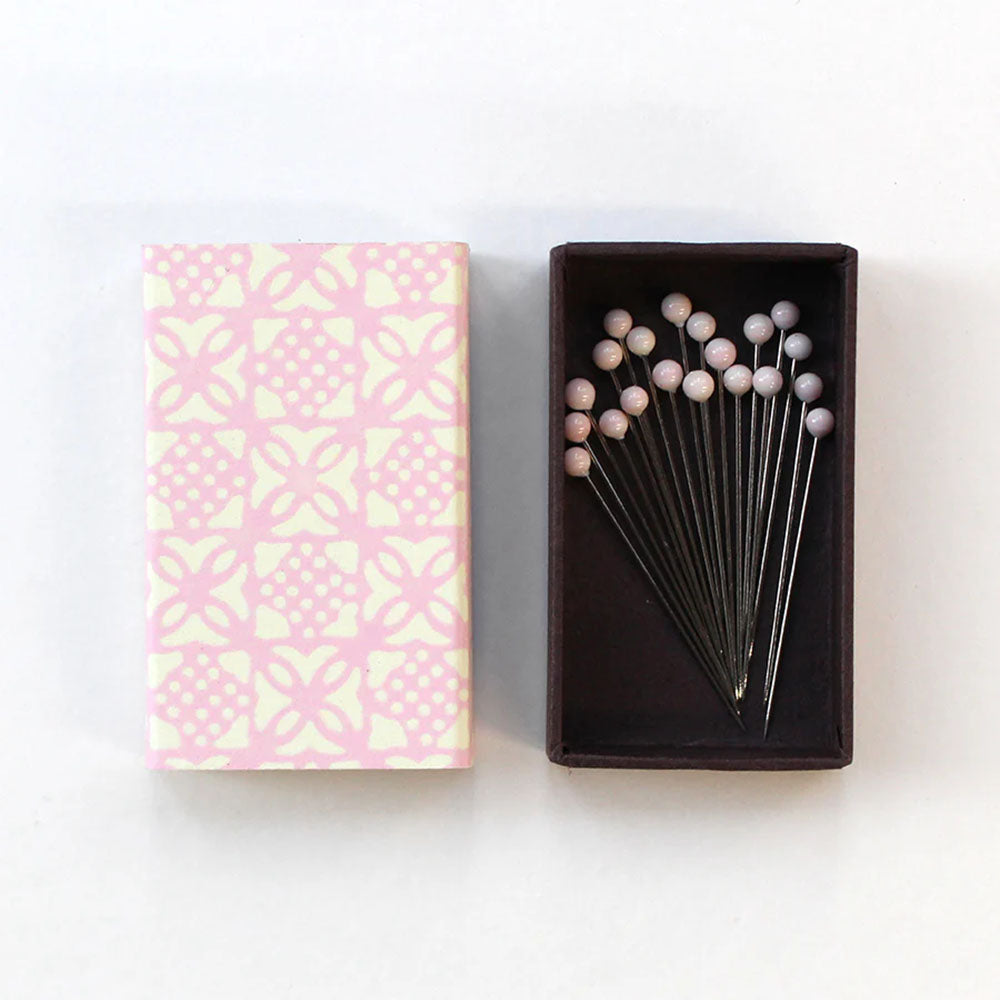 Cohana Sakura Glass-head Pins Pink