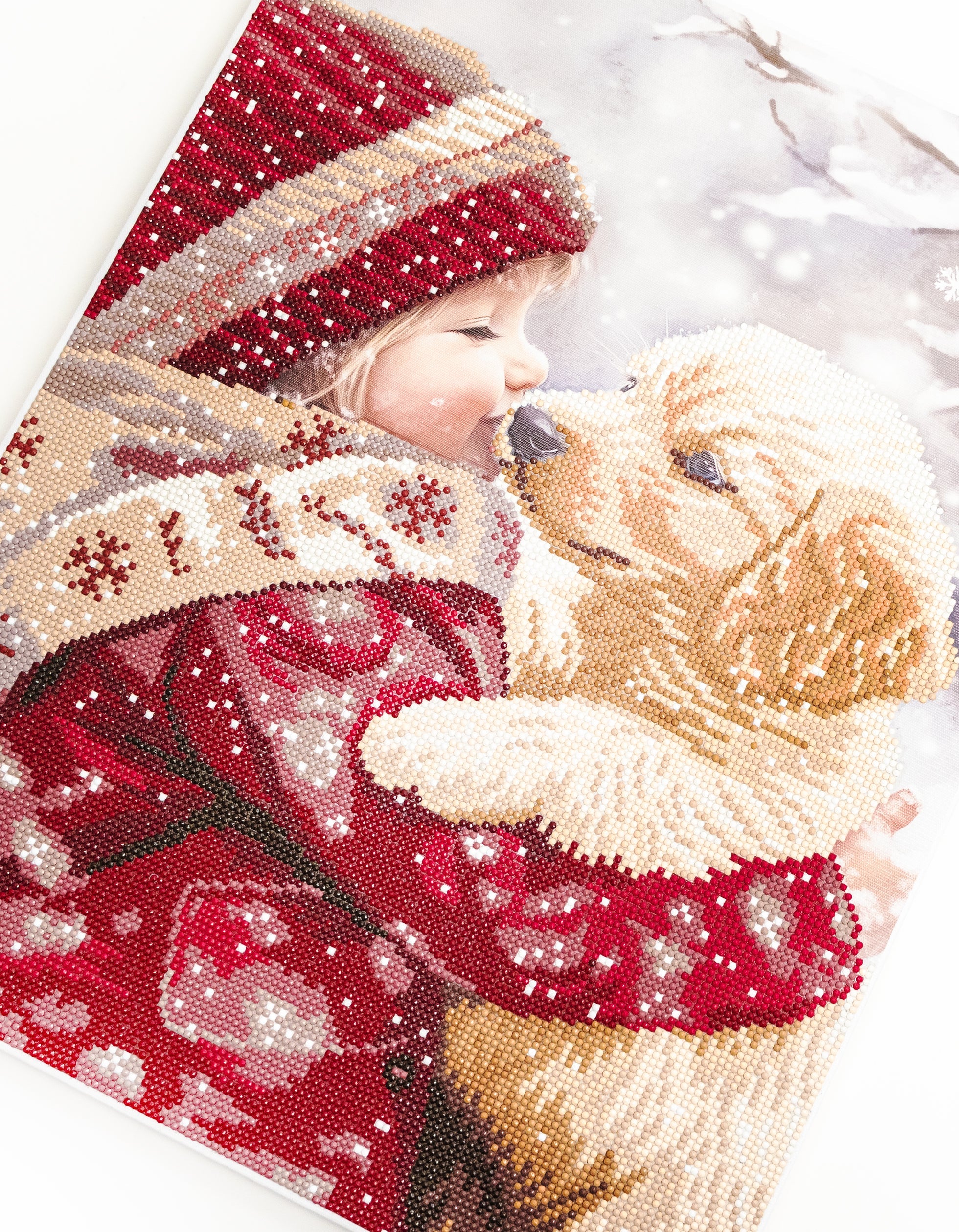 480-992 Puppy Love– Framed Diamond Painting Kit (40 × 50 cm) – Limited Edition