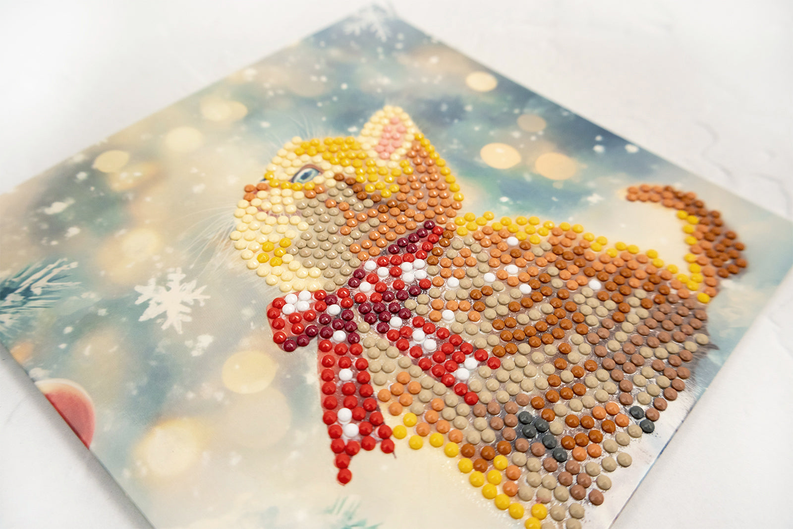 DIY Diamond Painting Card Kit – “Merry Meow” (480-787) 🐱🎄✨