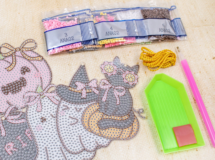 480-800 Boo Crew Ornaments / Diamond Painting Kit