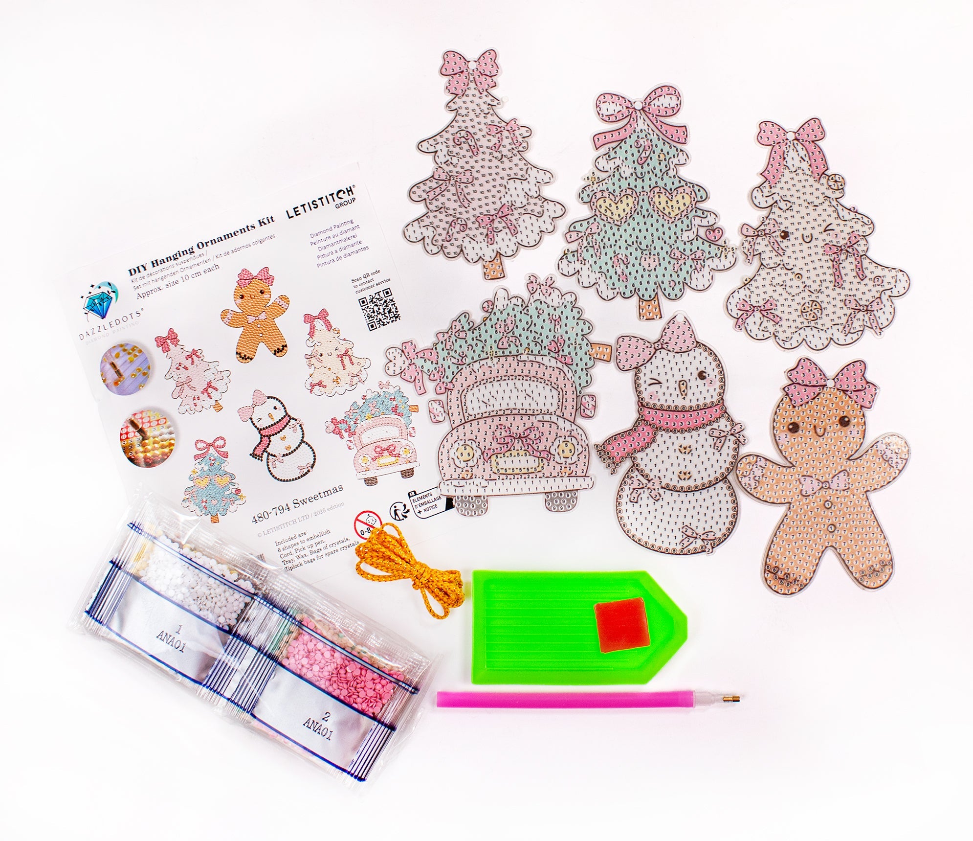 480-794 Sweetmas Ornaments / Diamond Painting Kit