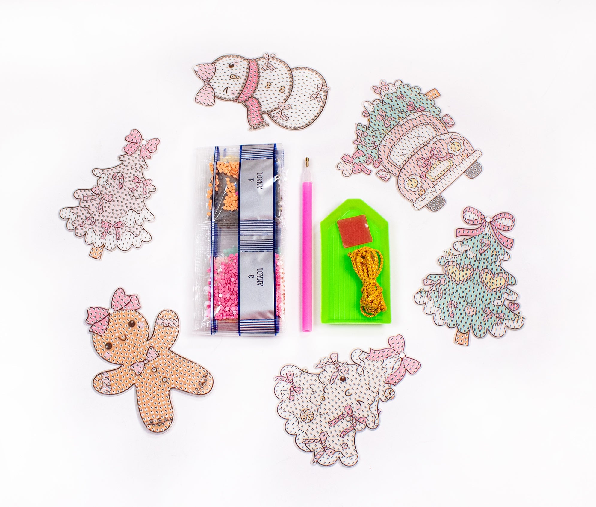 480-794 Sweetmas Ornaments / Diamond Painting Kit