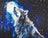 481-005 Midnight Snowfall– Framed Diamond Painting Kit (40 × 50 cm) – Limited Edition
