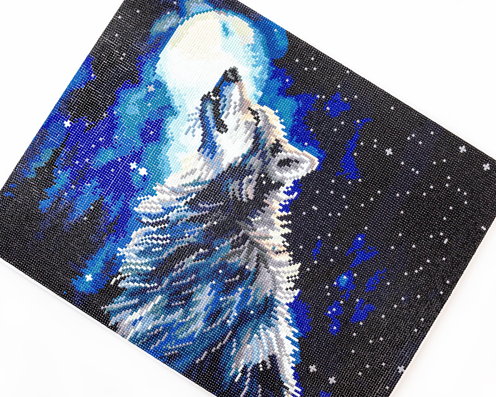 481-005 Midnight Snowfall– Framed Diamond Painting Kit (40 × 50 cm) – Limited Edition