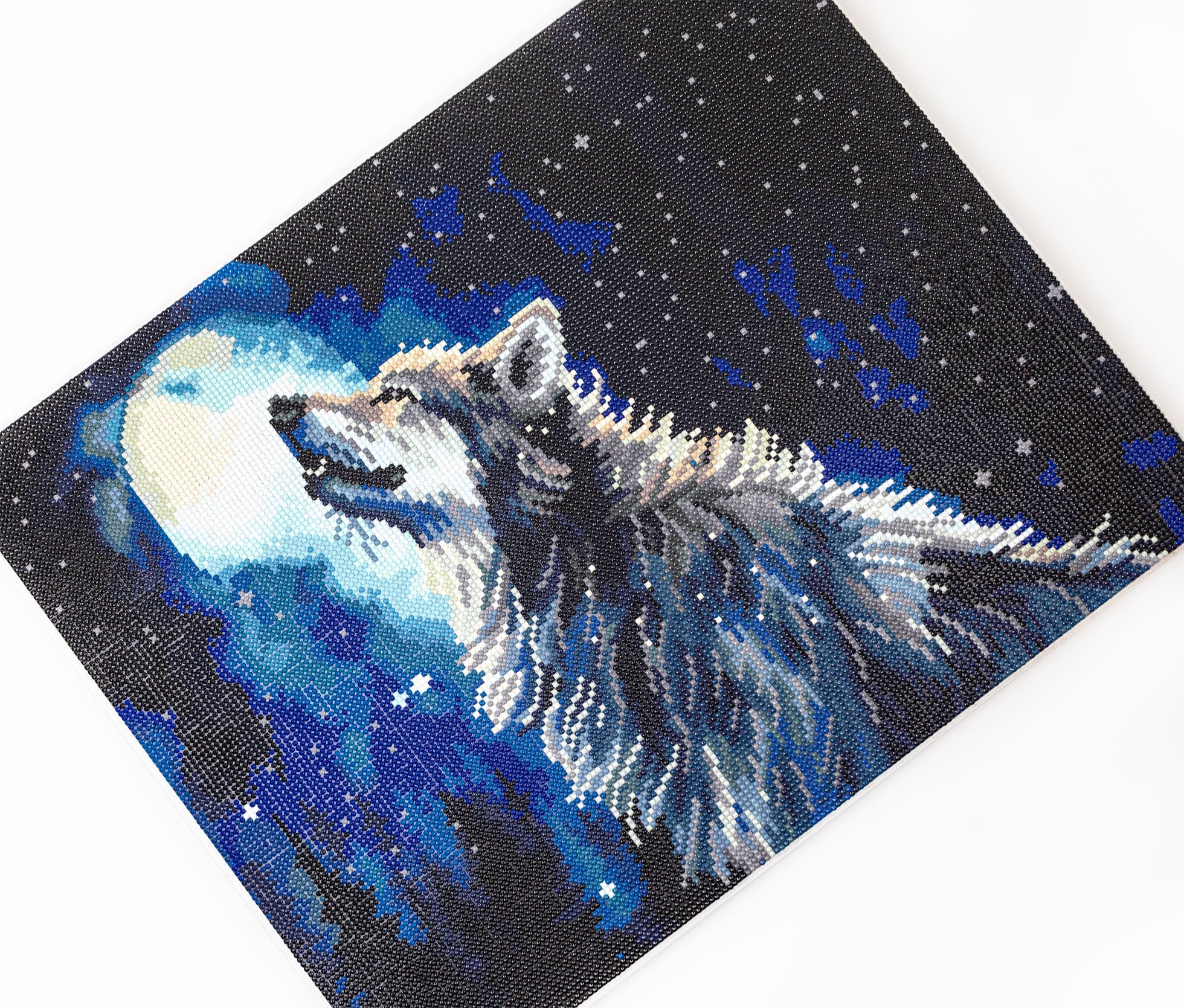 481-005 Midnight Snowfall– Framed Diamond Painting Kit (40 × 50 cm) – Limited Edition