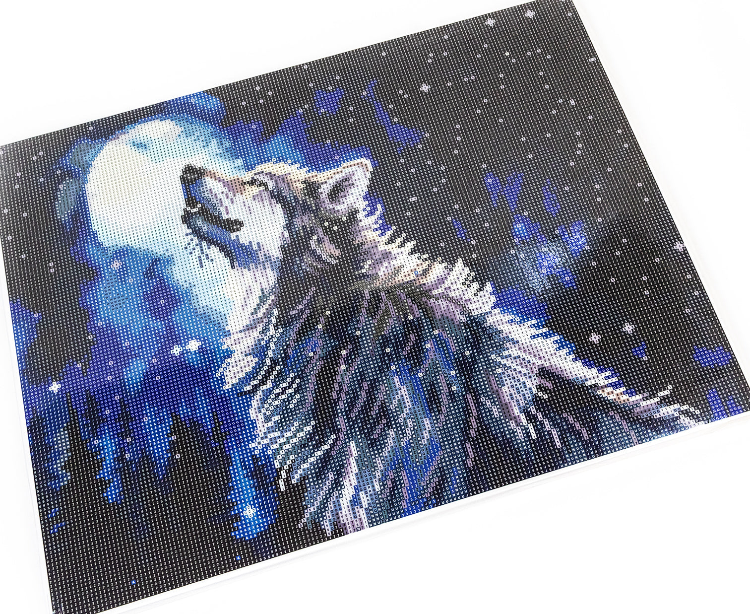 481-005 Midnight Snowfall– Framed Diamond Painting Kit (40 × 50 cm) – Limited Edition