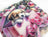 Decorative product with a dog illustration and festive elements on a colorful background