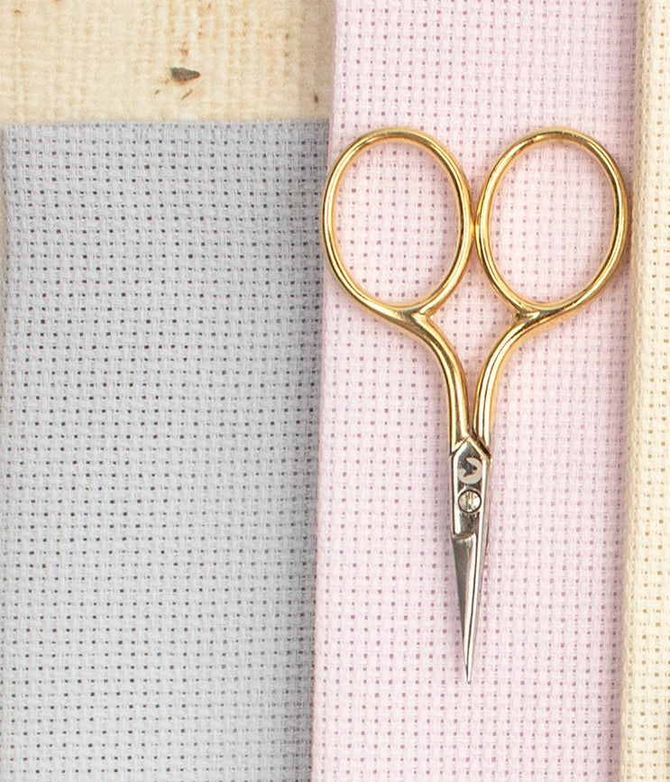 Letistitch Embroidery Scissors 20448 Mini Gold plated