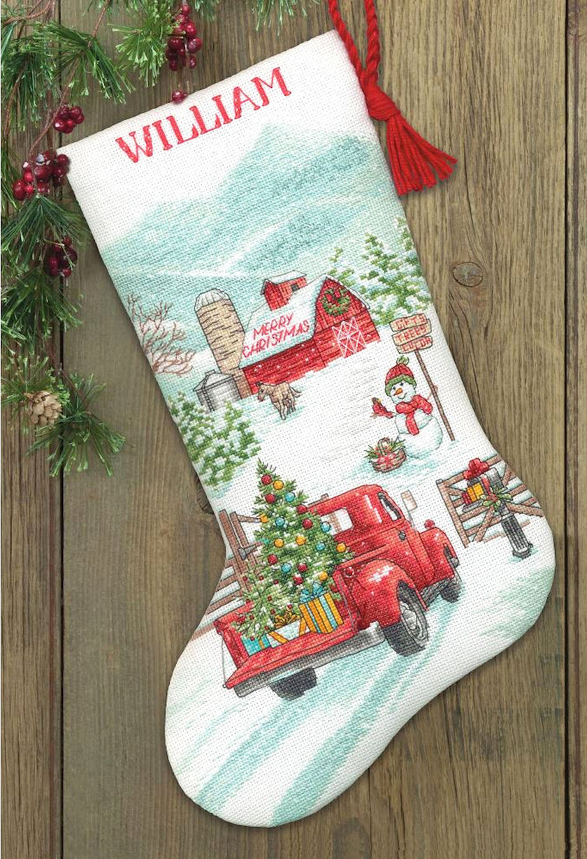 Holiday Farm Stocking D70-09619