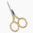 EMBROIDERY SCISSORS WIDEBOW GOLD PLATED HANDLES Embroidery Scissors Luca-S